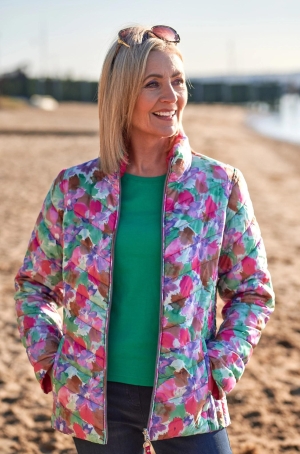 Frandsen női dzseki fregoli,rövid,toll