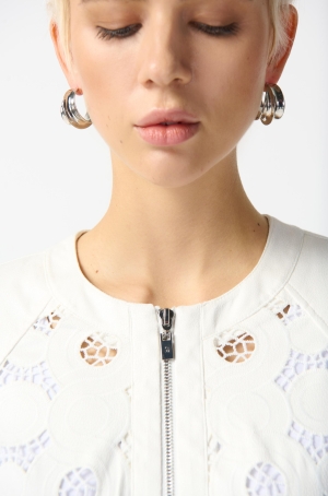 Joseph Ribkoff női kabátka, textilbőr, chanel,riselt betétes