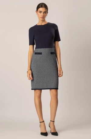 Apart női ruha rövidujjú,derékban vágott,zsebpatnis