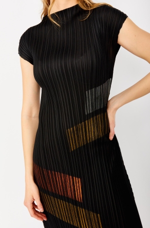 Frank Lyman női ruha, plisszé, ujjatlan, hosszú