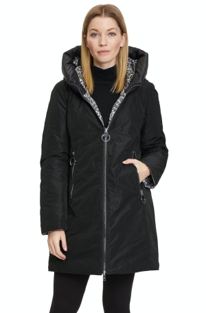 Betty Barclay női kabát, fregoli, kapucnis, A-vonalú