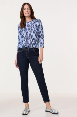 Gerry Weber női nadrág, farmer, szárán hasított