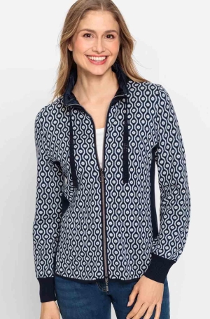 Olsen női kabátka, cipzáros, steppelt, állónyak