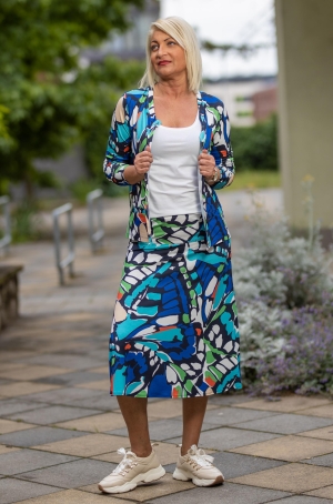 Golléhaug női kardigán, chanel, végig gombos, hosszúujjú