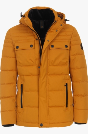 Casamoda férfi kabát, steppelt, kapucnis