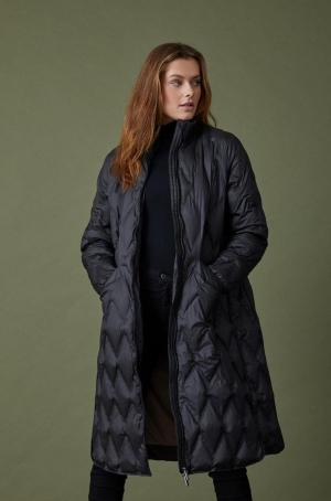 Cero & Etage női kabát, toll, kötött állógalléros, 7/-8-os