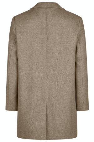 Calamar férfi kabát szövet, halszálkás