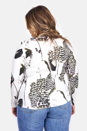 Bagoraz női felső, kereknyakú, hosszúujjú