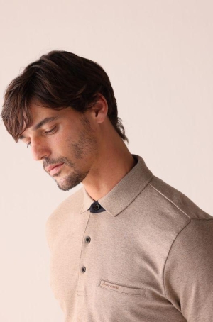 Pierre Cardin férfi ingpulóver hosszúujjú