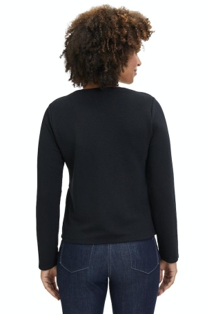 Betty Barclay női kabátka, kötött, chanel, cipzáros, rátett zsebes