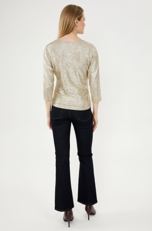 Frank Lymann női felső denevérujjú,elején megkötős