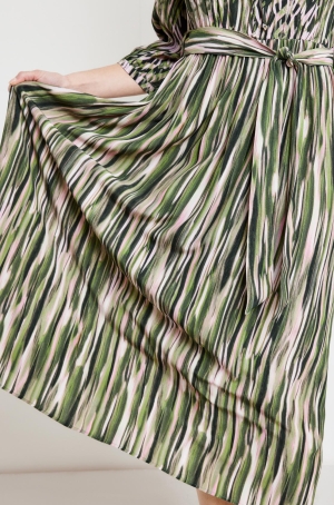 Gerry Weber női ruha 3/4-es ujjú,öves,gumisderekú