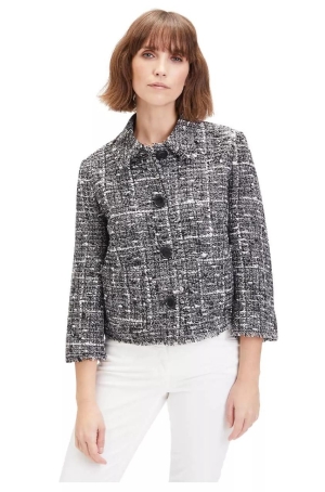 Betty Barclay női blézer, buklé, rátett zsebes,