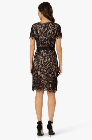 Apart női ruha, csupacsipke, rövidujjú, megkötős