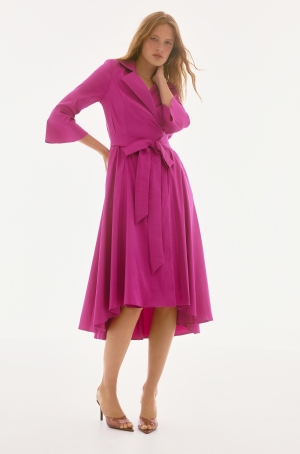 Joseph Ribkoff női ruha, megkötős, tölcsérujjú, elasztikus