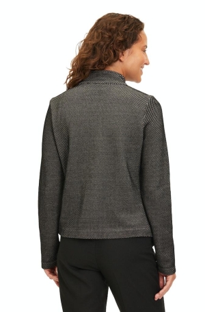 Betty Barclay női kabátka, gombos, állógalléros, cipzárral díszített