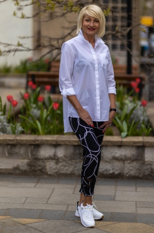 Monari női ing hosszított,dupla mandzsetta