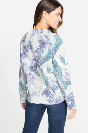 Olsen női felső hosszúujjú,nyakán zsinóros