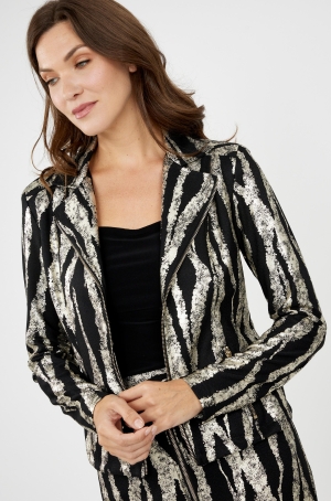 Frank Lyman női kabátka cipzáros zsebű,elől kapcsos