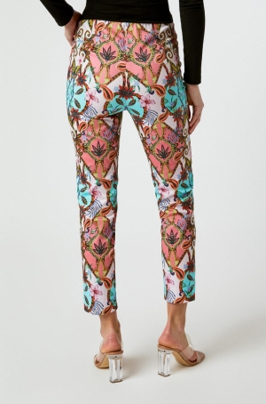 Robell női nadrág capry,szárán sliccelt