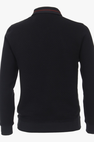 Casamoda férfi pulóver, cipzáros, galléros