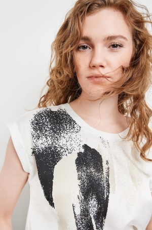 Taifun női felső japánujjú,eleje selyem