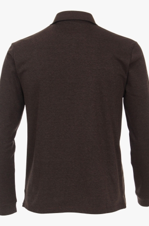 Casamoda férfi ingpulóver, galléros, hosszúujjú