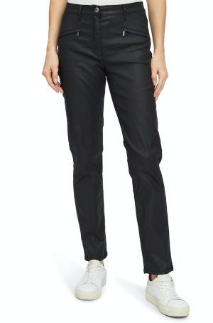 Betty Barclay női nadrág, bőrhatású, cipzáros zseb