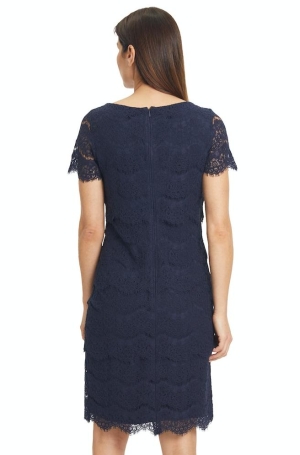 Vera Mont női ruha csipke rövidujjú piés