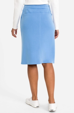 Olsen női szoknya, gumisderekú, zsebes