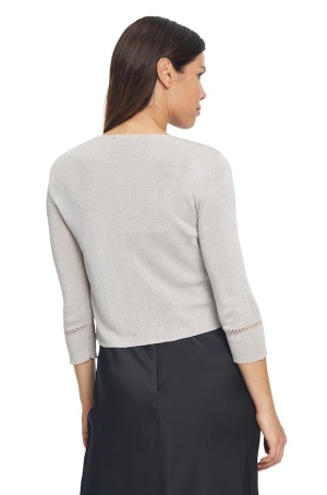 Vera Mont női boleró 3/4-es ujjú,lurexes