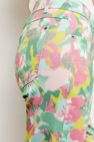 Gerry Weber női nadrág, 5 zsebes, pamut, capry